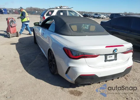2021 BMW M440I z USA, uszkodzony, nr VIN WBA53AT08MCH04787